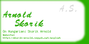 arnold skorik business card